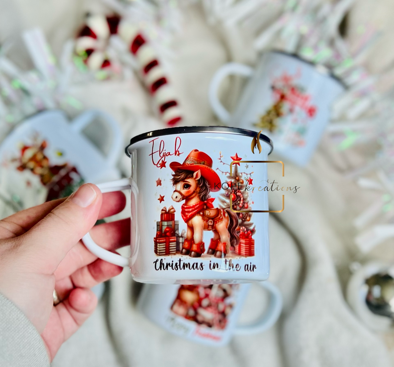 Children’s Christmas mug.