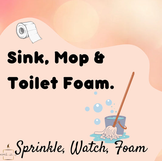 Toilet/Mop/Sink Foam